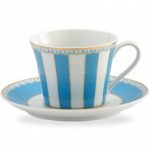Noritake Carnivale Light Blue Cup & Saucer