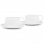 Noritake Marc Newson Collection Cup & Saucer-Set of 2, Cup: 6.5 oz.