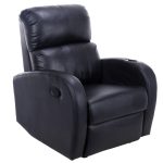 PU Leather Manual Recliner Chair Single Sofa