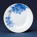 Okura Blue Rose 8″ Plate