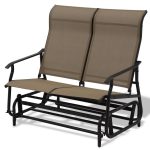 Double Patio Glider Rocking Armchair