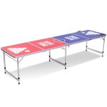 8 ft Indoor Outdoor Portable Folding Beer Pong Table