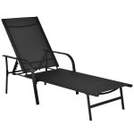 Pool Chaise Sunlounge with Adjustable Back