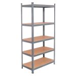 71″ Heavy Duty Steel Adjustable 5 Level Storage Shelves