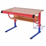 Adjustable Wooden Drafting Table Workstation Drawing Desk