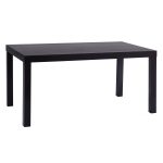 Black Wooden Coffee Table End Table