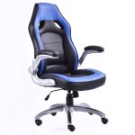Blue Executive Racing Style Bucket Seat Gaming Chair