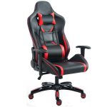 Red High Back Racing Recliner Gaming Chair with Headrest