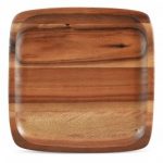 Noritake Kona Wood Accents Square Plate, 12″